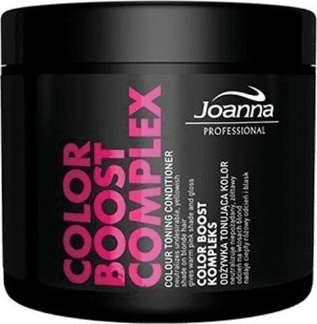 Toniseeriv juuksemask Joanna Color Boost Complex roosa, 500 ml цена и информация | Juuksepalsamid | kaup24.ee