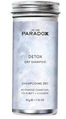 Сухой шампунь для волос We are Paradoxx, Detox, Activated Charcoal, Hair Dry Shampoo, Refreshing, 50 г цена и информация | Шампуни | kaup24.ee