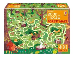 Usborne Book and Jigsaw Forest Maze: Forest Maze цена и информация | Книги для подростков и молодежи | kaup24.ee