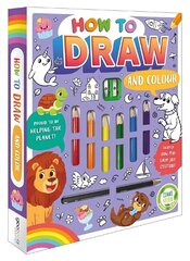 How to Draw and Colour цена и информация | Книги для малышей | kaup24.ee