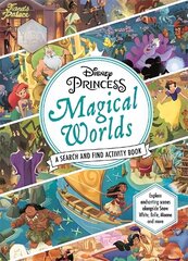 Disney Princess: Magical Worlds Search and Find Activity Book hind ja info | Väikelaste raamatud | kaup24.ee