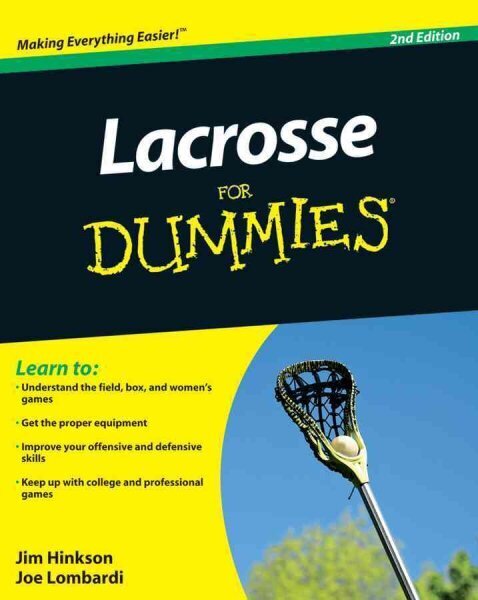 Lacrosse For Dummies, 2nd edition цена и информация | Tervislik eluviis ja toitumine | kaup24.ee