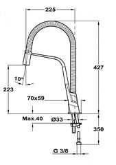 Teka 339390200 цена и информация | Сантехнические шланги | kaup24.ee