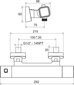 Termostaatiline dušisegisti seinale 10°, Ravak цена и информация | Vannitoa segistid | kaup24.ee