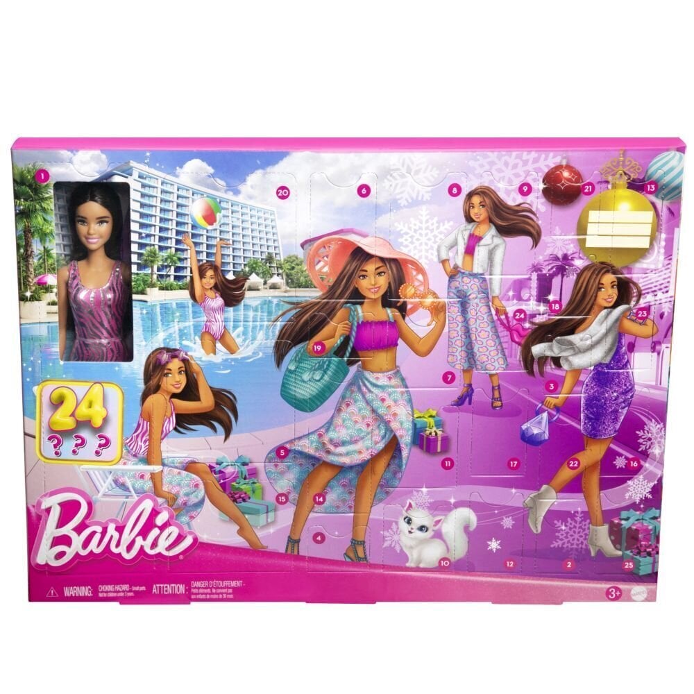 Advendikalender Barbie Fab цена и информация | Tüdrukute mänguasjad | kaup24.ee