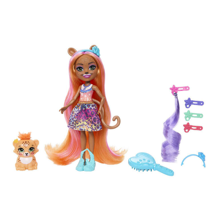 Enchantimals Glam & Party Gepardi nukk цена и информация | Tüdrukute mänguasjad | kaup24.ee