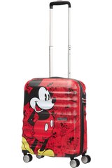 Чемодан для ручной клади American Tourister Wavebreaker Spinner Disney Mickey Comics Red 55 cm цена и информация | Чемоданы, дорожные сумки  | kaup24.ee