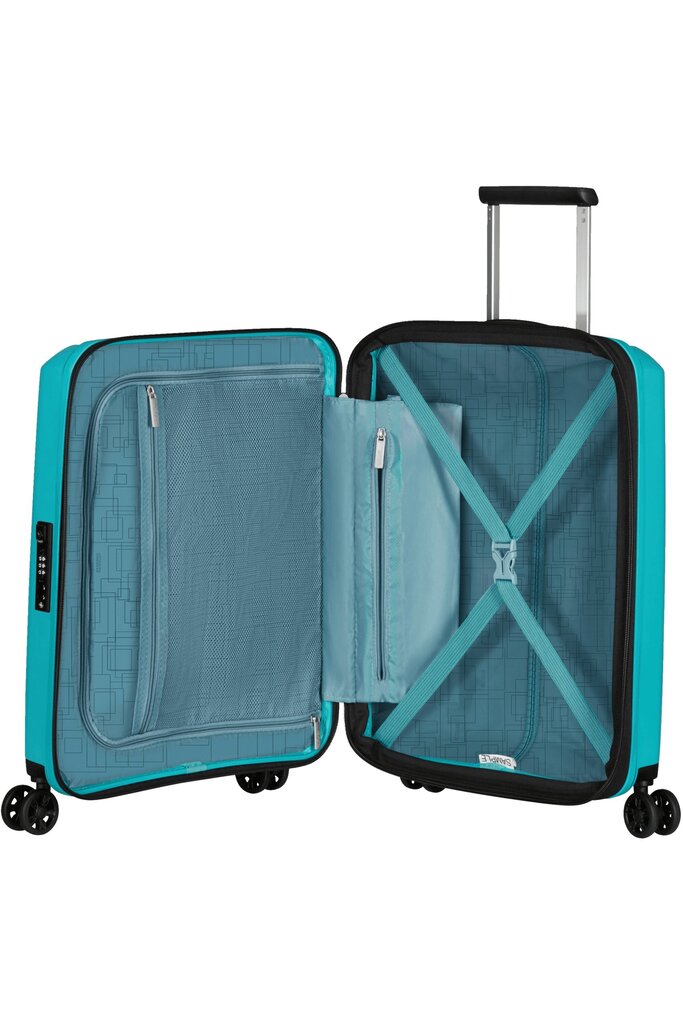 Suur reisikohver American Tourister Aerostep Spinner Turquoise Tonic L 77 cm, türkiis цена и информация | Kohvrid, reisikotid | kaup24.ee