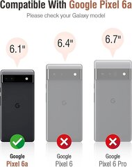 OCASE telefoniümbris telefonile Google Pixel 6A, must hind ja info | Telefoni kaaned, ümbrised | kaup24.ee