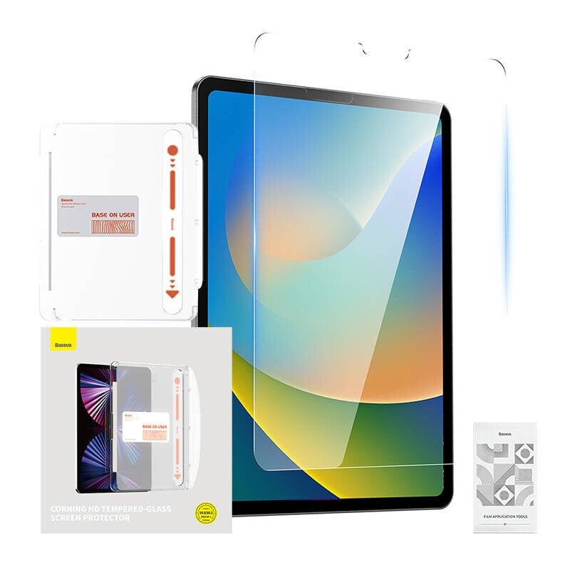 Tempered Glass Baseus Screen Protector for Pad 10.2" (2019|2020|2021)|Pad Air3 10.5" цена и информация | Tahvelarvuti lisatarvikud | kaup24.ee