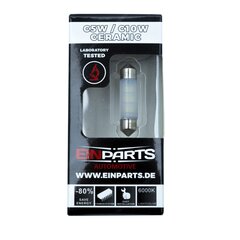 EinParts Auto LED Pirn C10W Festoon 39mm 6000K CanBus 12V - 1 tk hind ja info | Autopirnid | kaup24.ee