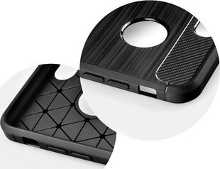 Чехол Carbon, для Huawei Honor 9A, черный цена и информация | Чехлы для телефонов | kaup24.ee