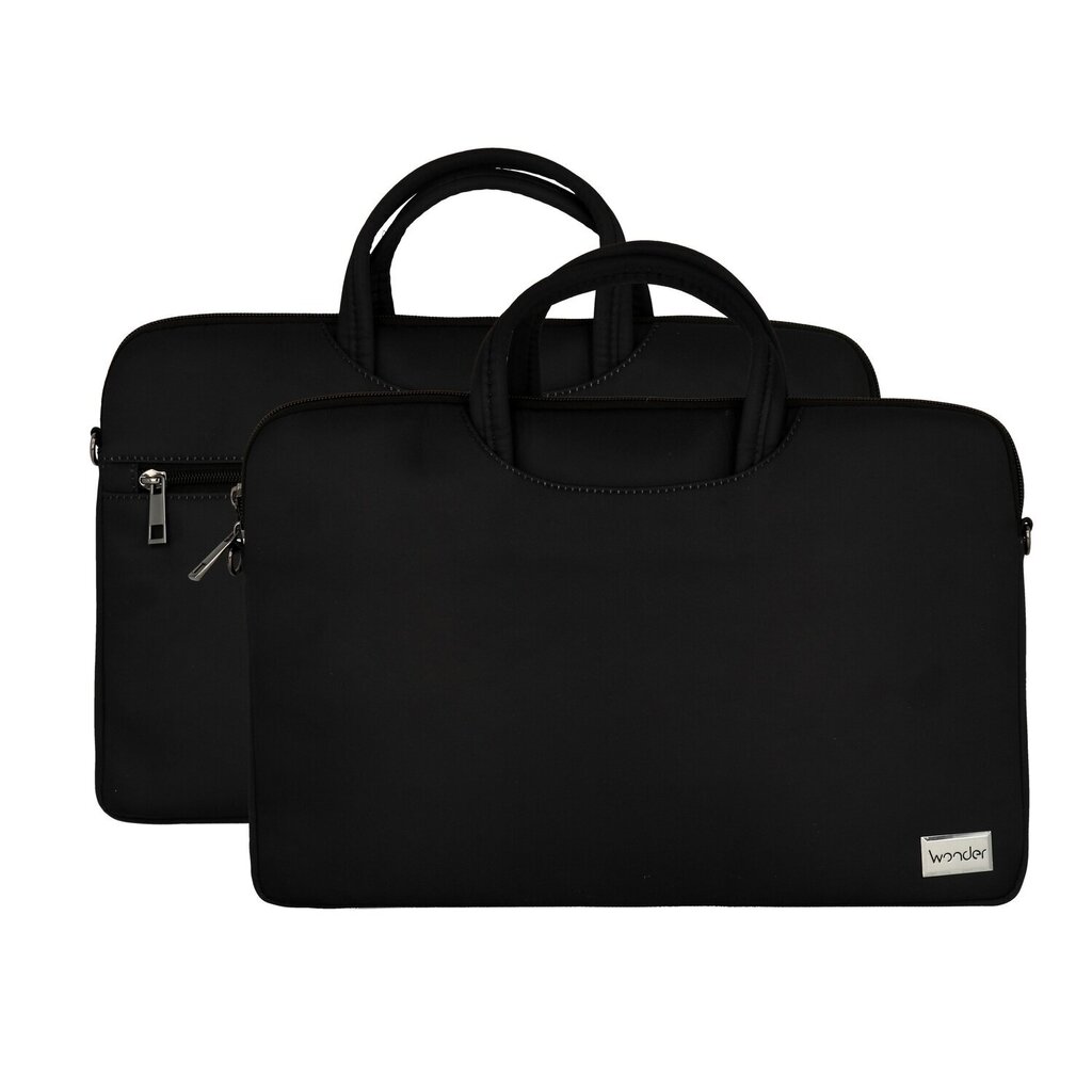 Wonder'i kohver sülearvuti jaoks 15-16 tolli must hind ja info | Arvutikotid | kaup24.ee
