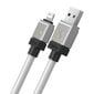 Baseus Kiirlaadimiskaabel Baseus USB-A kuni Lightning CoolPlay seeria 2m, 2,4A (valge) hind ja info | Mobiiltelefonide kaablid | kaup24.ee