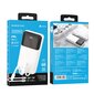 Borofone Power Bank 20000mAh BJ22A - USB - PD QC 3.0 22,5W C-tüüpi ja Lightning kaablitega valge hind ja info | Akupangad | kaup24.ee