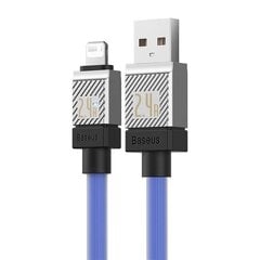 Baseus Kiirlaadimiskaabel Baseus USB-A kuni Lightning CoolPlay seeria 2m, 2,4A (sinine) цена и информация | Кабели для телефонов | kaup24.ee