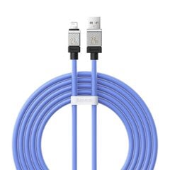 Baseus Kiirlaadimiskaabel Baseus USB-A kuni Lightning CoolPlay seeria 2m, 2,4A (sinine) hind ja info | Mobiiltelefonide kaablid | kaup24.ee