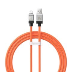 Baseus Kiirlaadimiskaabel Baseus USB-A kuni Lightning Coolplay seeria 1 m, 2,4 A (oranž) цена и информация | Кабели для телефонов | kaup24.ee