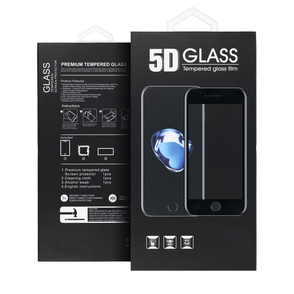 Kaitseklaas Full Glue 5D - Samsung Galaxy A14 5G hind ja info | Ekraani kaitsekiled | kaup24.ee