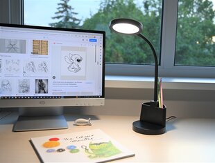 Светодиодная настольная лампа G.LUX  GD-UNO-T black цена и информация | Настольная лампа | kaup24.ee