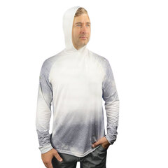 Pikkade varrukatega spordisärk Fishscale solar hoodie hind ja info | Meeste spordiriided | kaup24.ee