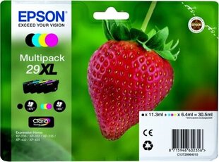 Originaalne Tindikassett Epson 29XL Must Kollane Fuksiinpunane hind ja info | Tindiprinteri kassetid | kaup24.ee