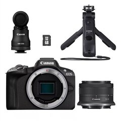 Canon EOS R50 + 18-45 mm Vlogger Kit hind ja info | Fotoaparaadid | kaup24.ee