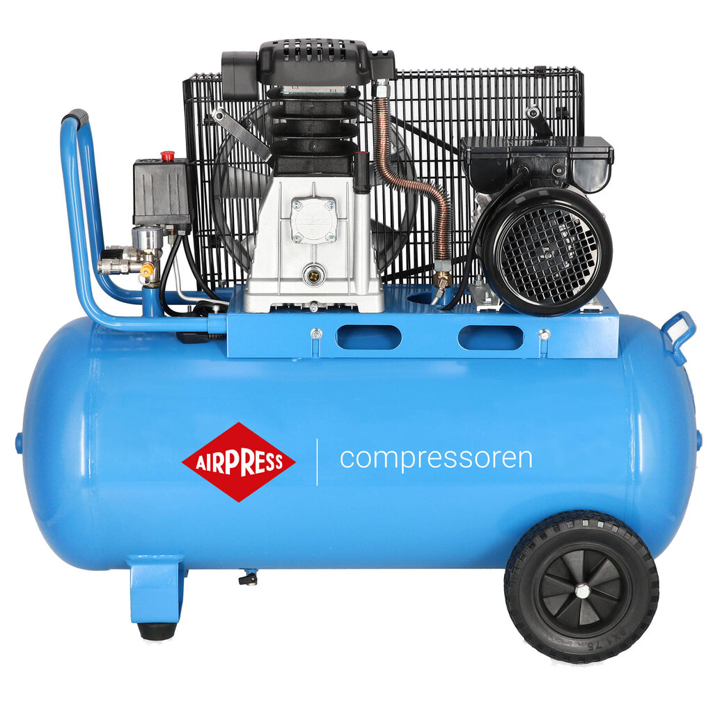 HL 340-90 topeltkolbkompressor, 10 bar, 3 HP/2,2 kW, 340 l/min, 90 l hind ja info | Kompressorid | kaup24.ee