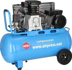 HL 340-90 topeltkolbkompressor, 10 bar, 3 HP/2,2 kW, 340 l/min, 90 l цена и информация | Компрессоры | kaup24.ee