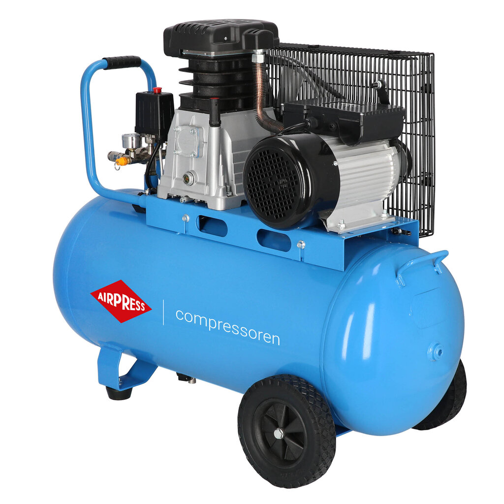 HL 340-90 topeltkolbkompressor, 10 bar, 3 HP/2,2 kW, 340 l/min, 90 l цена и информация | Kompressorid | kaup24.ee