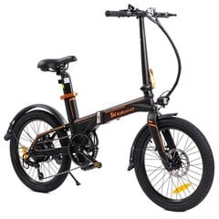 Электровелосипед KuKirin V2, 20", черный, 250Вт, 7.5Ач цена и информация | Электровелосипеды | kaup24.ee
