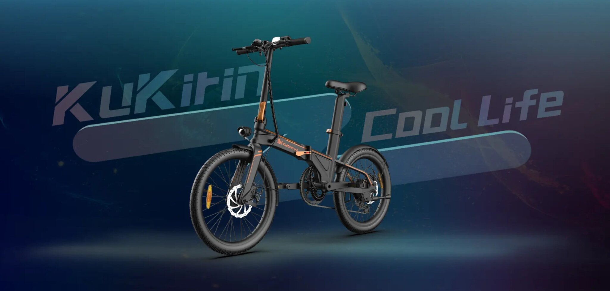 Elektrijalgratas KuKirin V2, 20", must, 250W, 7,5Ah цена и информация | Elektrirattad | kaup24.ee