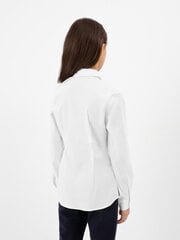Блузка приталенного силуэта с длинным рукавом белая для девочек Gulliver цена и информация | Рубашки для девочек | kaup24.ee