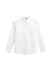 Блузка приталенного силуэта с длинным рукавом белая для девочек Gulliver цена и информация | Рубашки для девочек | kaup24.ee