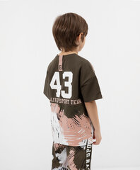 Футболка с камуфляжным принтом для мальчиков Gulliver цена и информация | Рубашки для мальчиков | kaup24.ee