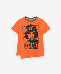 Asümmeetriline oranž T-särk poistele Gulliver цена и информация | Рубашки для мальчиков | kaup24.ee