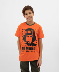 Футболка асимметричной формы для мальчиков Gulliver, оранжевая  цена и информация | Рубашки для мальчиков | kaup24.ee