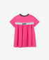 A-joonega mustriga roosa kleit tüdrukutele Gulliver hind ja info | Tüdrukute kleidid | kaup24.ee