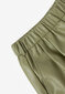 Öko-nahast lühikesed püksid khaki punutisega tüdrukutele Gulliver hind ja info | Tüdrukute lühikesed püksid | kaup24.ee