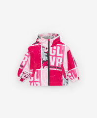 Colorblock kapuutsiga tuulejope roosa tüdrukutele Gulliver цена и информация | Куртки, пальто для девочек | kaup24.ee