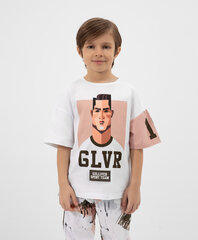 Футболка с принтом для мальчиков Gulliver, белая  цена и информация | Рубашки для мальчиков | kaup24.ee
