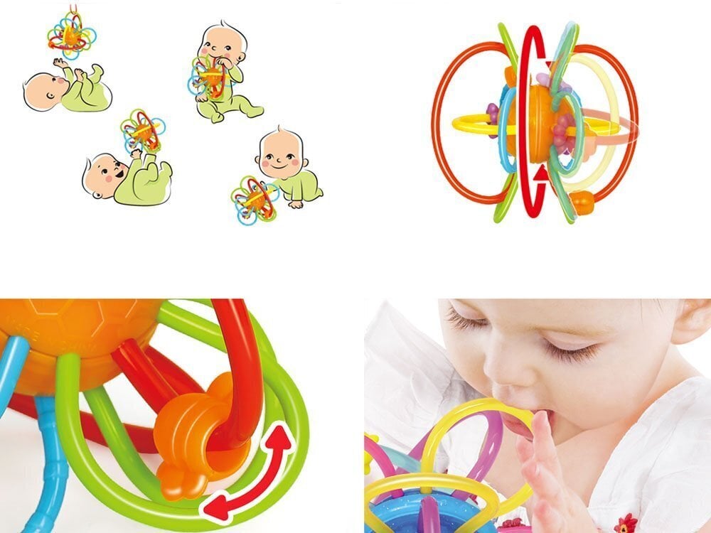 Teether Hola, oranž hind ja info | Imikute mänguasjad | kaup24.ee