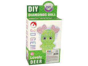 Loov teemantide komplekt ripatsiga, roheline hind ja info | Tüdrukute mänguasjad | kaup24.ee