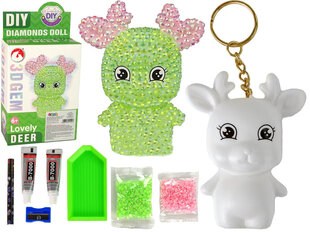 Креативный набор с бриллиантами и подвеской, зеленый цена и информация | Игрушки для девочек | kaup24.ee