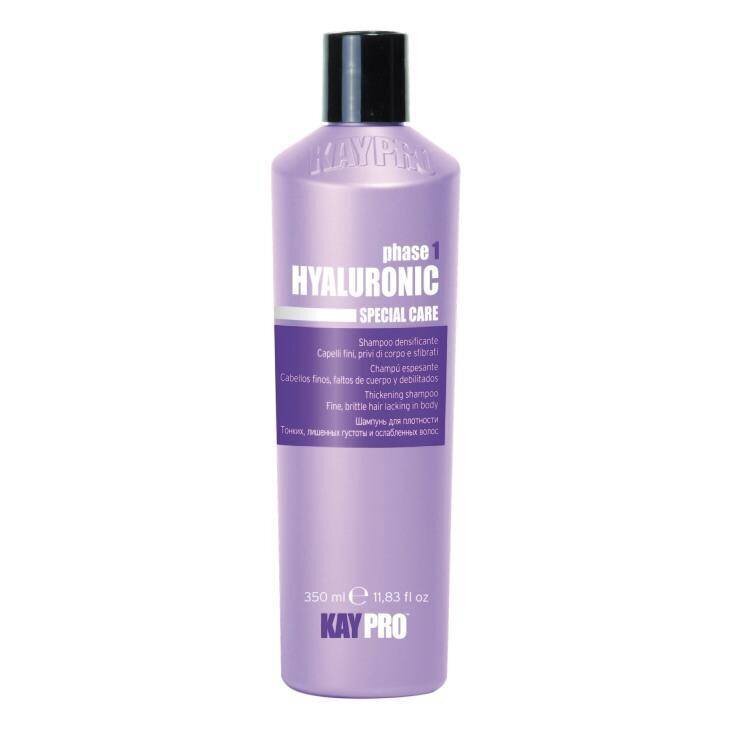 Hüalurooniga šampoon õhukestele kahjustatud juustele Kaypro, 350 ml hind ja info | Šampoonid | kaup24.ee