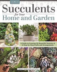 Succulents for Your Home and Garden: A Guide to Growing 191 Beautiful Varieties & 11 Step-by-Step Crafts and Arrangements цена и информация | Книги по садоводству | kaup24.ee
