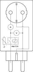 Shelly Plus Plug S 12A pistik elektritarbimise mõõtmisega hind ja info | Lülitid ja pistikupesad | kaup24.ee