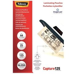 Lamineerimiskotid Fellowes 5396301, A4, 25 tk. hind ja info | Kirjatarbed | kaup24.ee