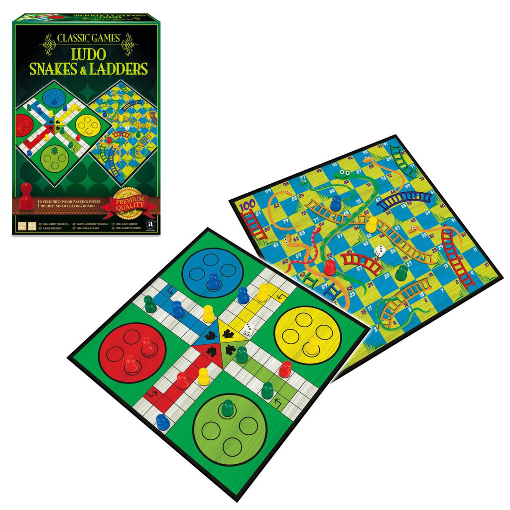 Настольные игры Ludo, Snakes & Ladders Амбассадор цена | kaup24.ee