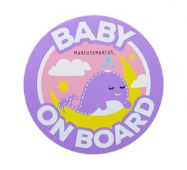 Наклейка Marcus & Marcus Baby on Board Car Sticker - Willo цена и информация | Lisaseadmed | kaup24.ee